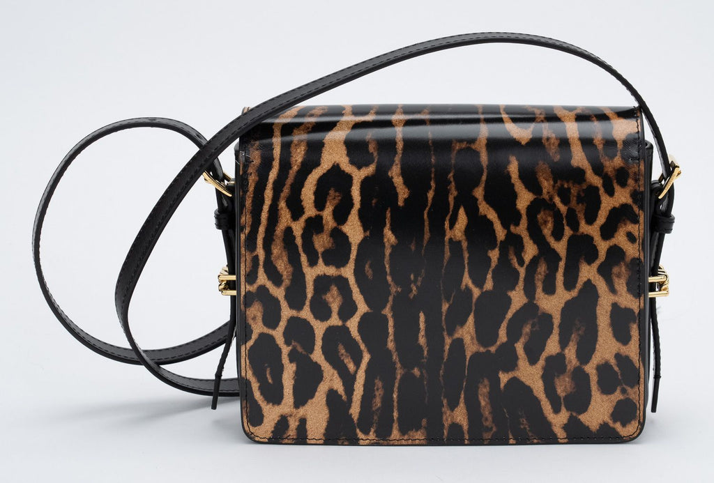 Burberry New Calfskin Black Cheetah Bag