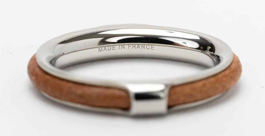 Hermes Scarf Ring Silver