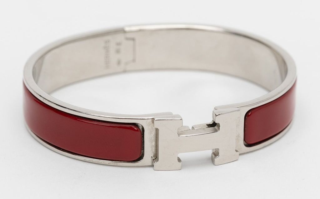 Hermes Clic HH Enamel Bracelet