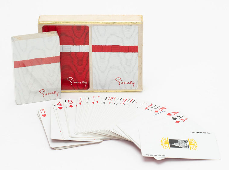 Givenchy 2 Decks Red/White Poker Cards