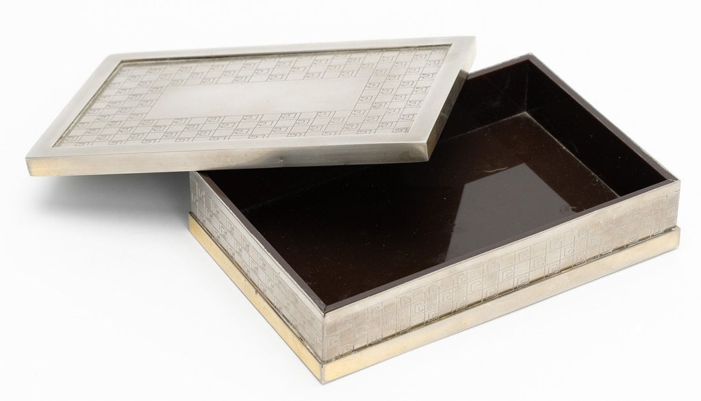 Gucci Vintage Steel Jewelry/Cigar Box
