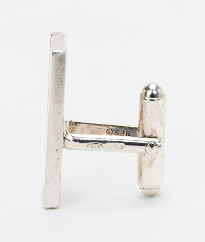 Gucci Logo Cufflinks Sterling Silver