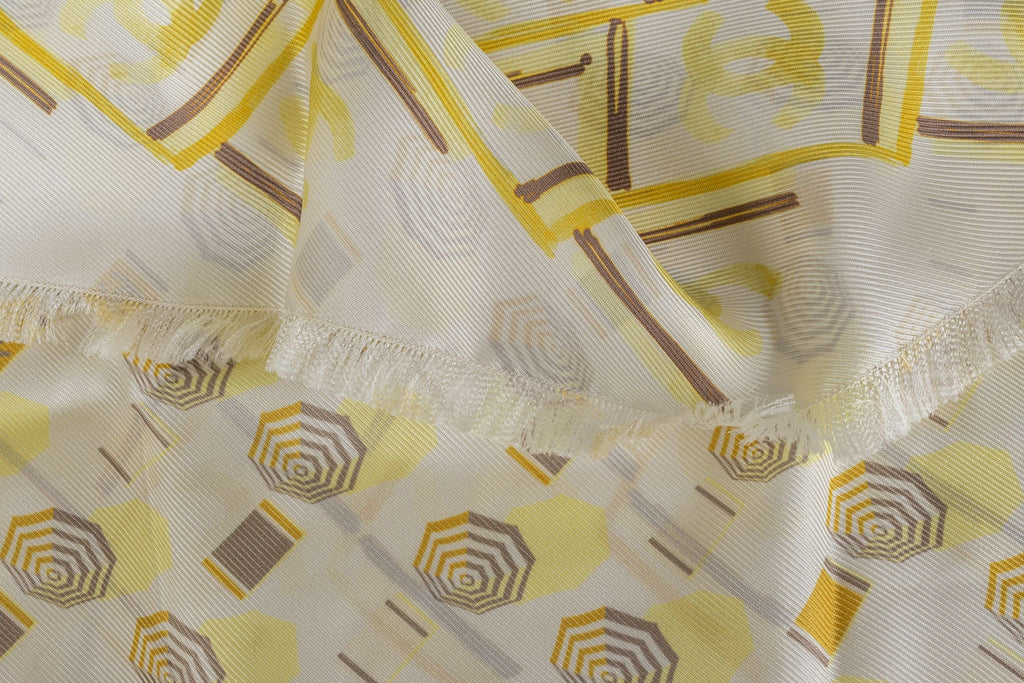 Chanel New Beach Silk Shawl Yellow