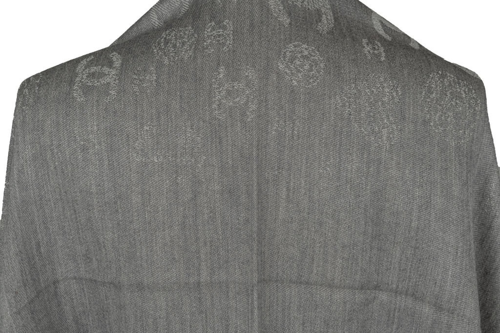 Chanel New Cashmere Shawl Grey