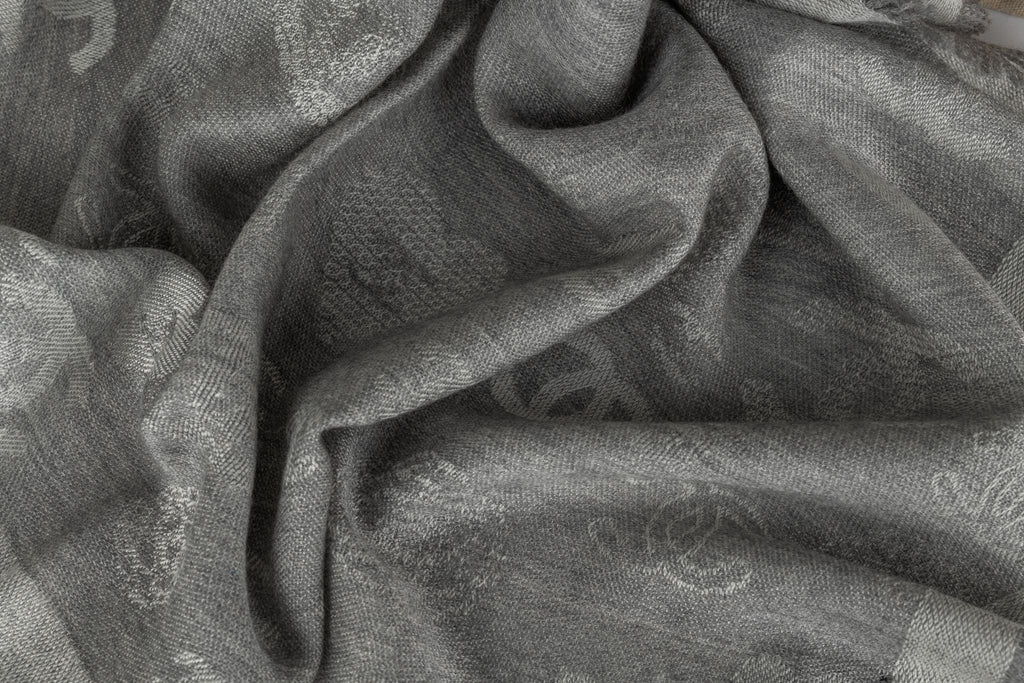 Chanel New Cashmere Shawl Grey