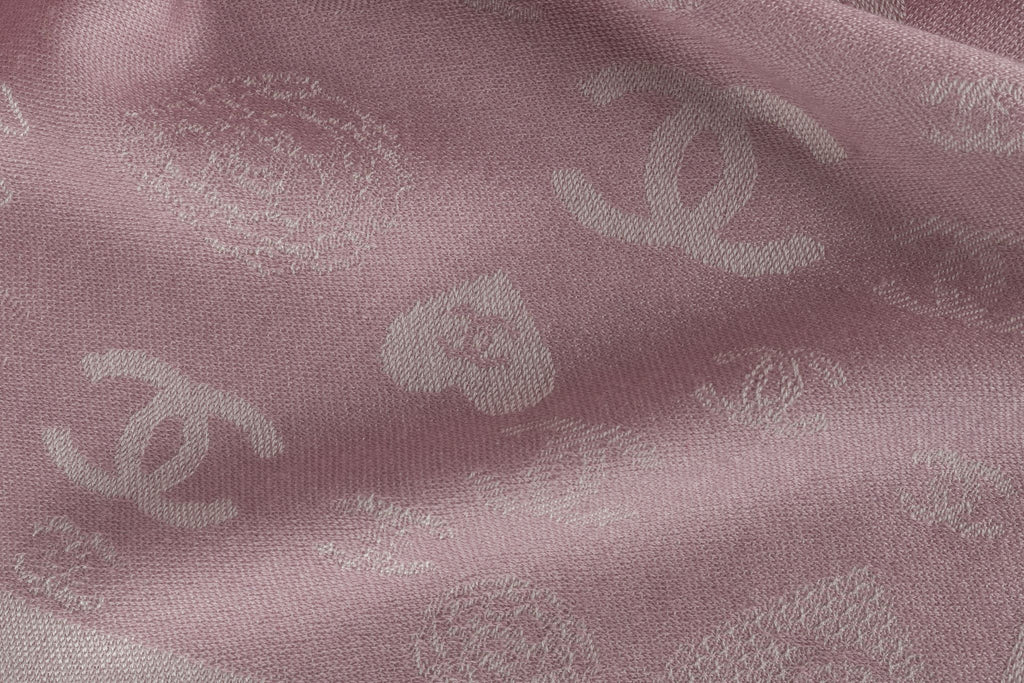 Chanel New Cashmere Shawl Pink