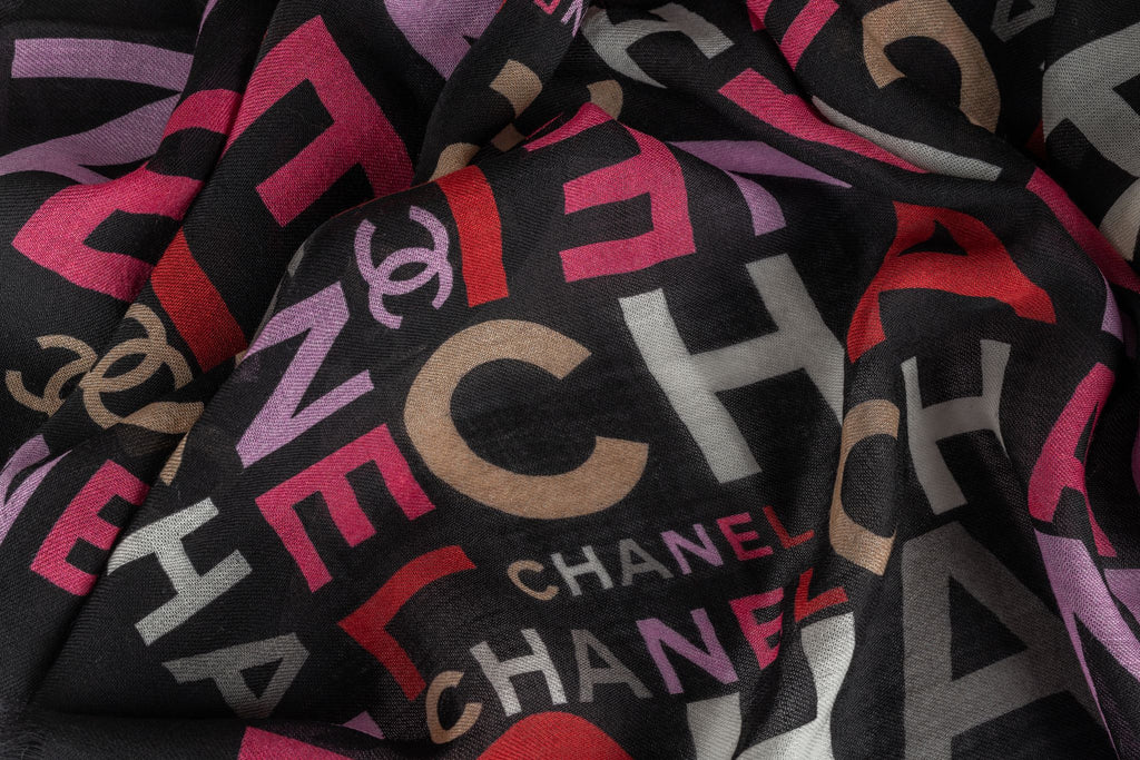 Chanel New Cashmere Shawl Multicolor