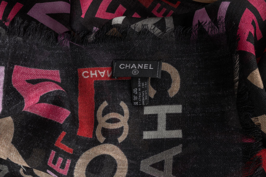 Chanel New Cashmere Shawl Multicolor