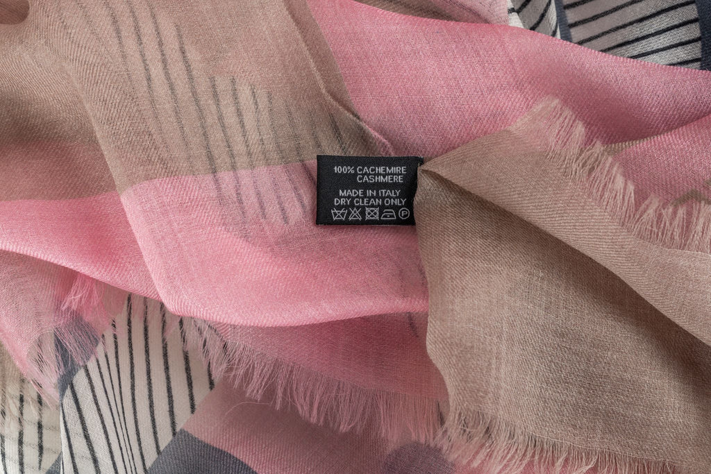 Chanel New Cashmere Shawl Checkered