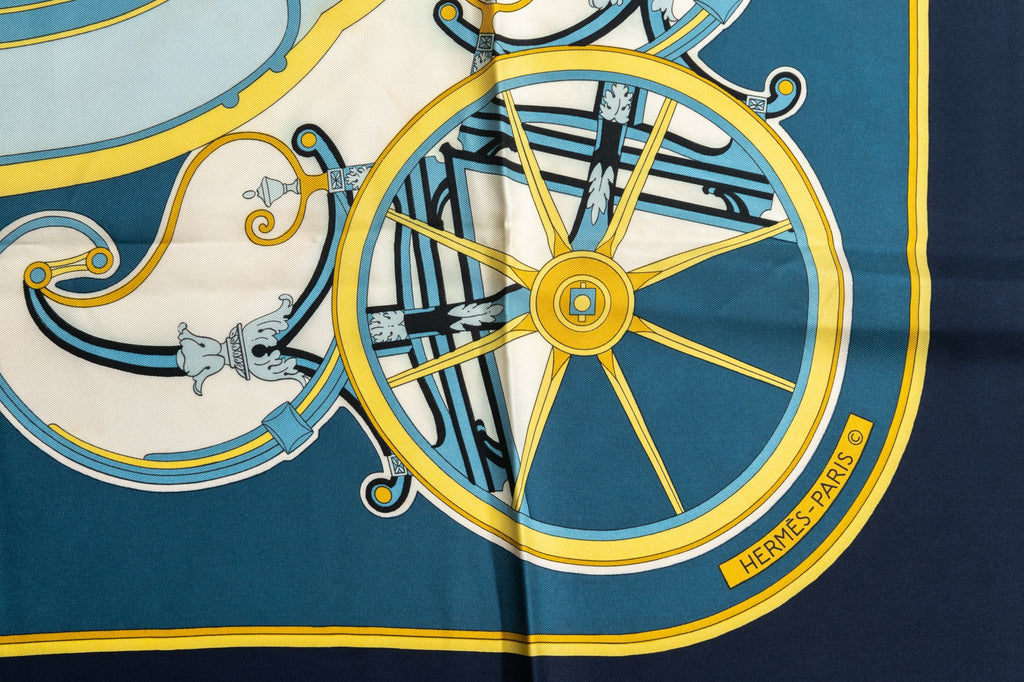 Hermès Washington's Carriage Scarf Silk