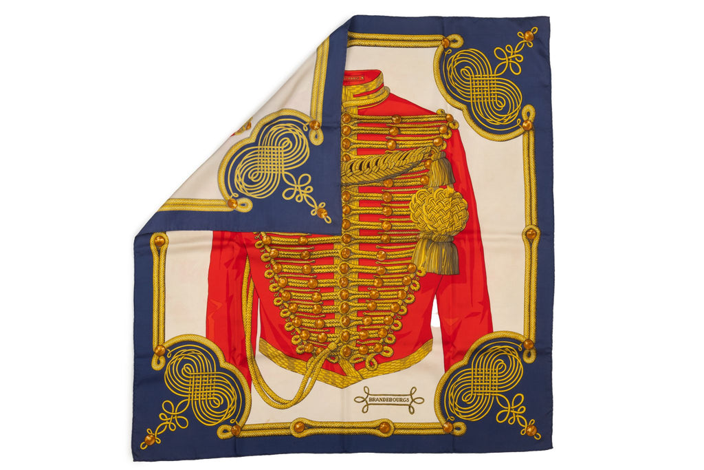Hermès Vintage Silk Twill Brandebourg