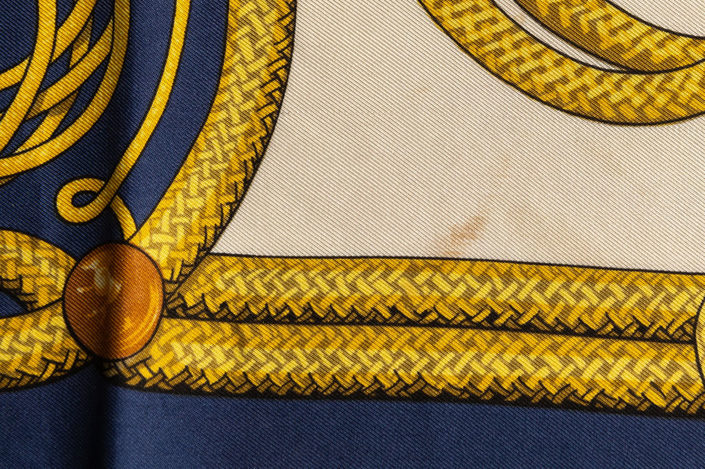 Hermès Vintage Silk Twill Brandebourg