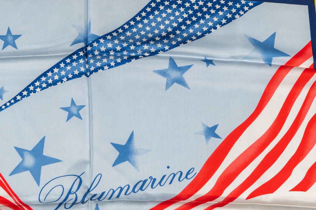 Blumarine Vintage Italy Silk Scarf