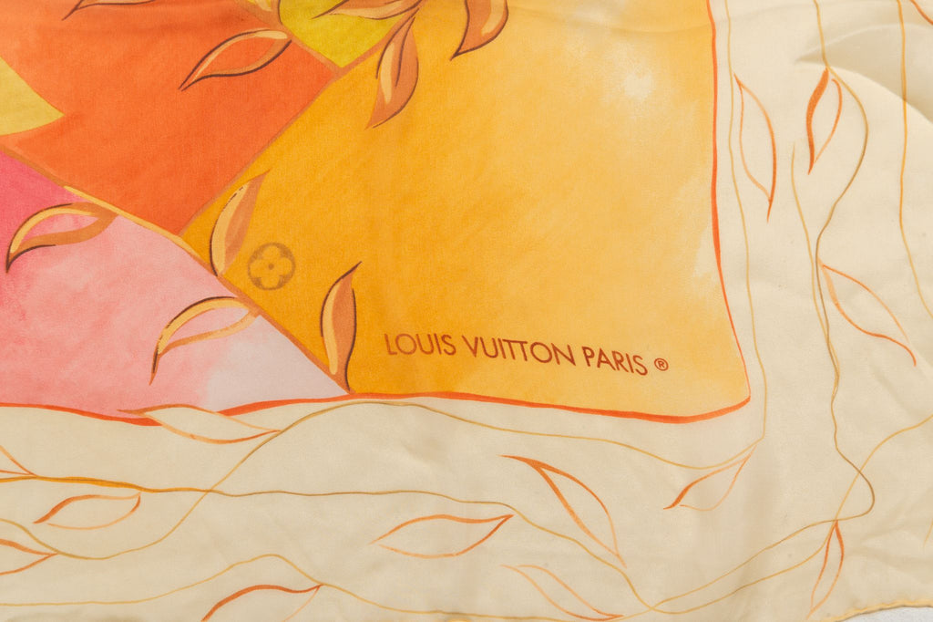 Louis Vuitton Silk Scarf Airplane