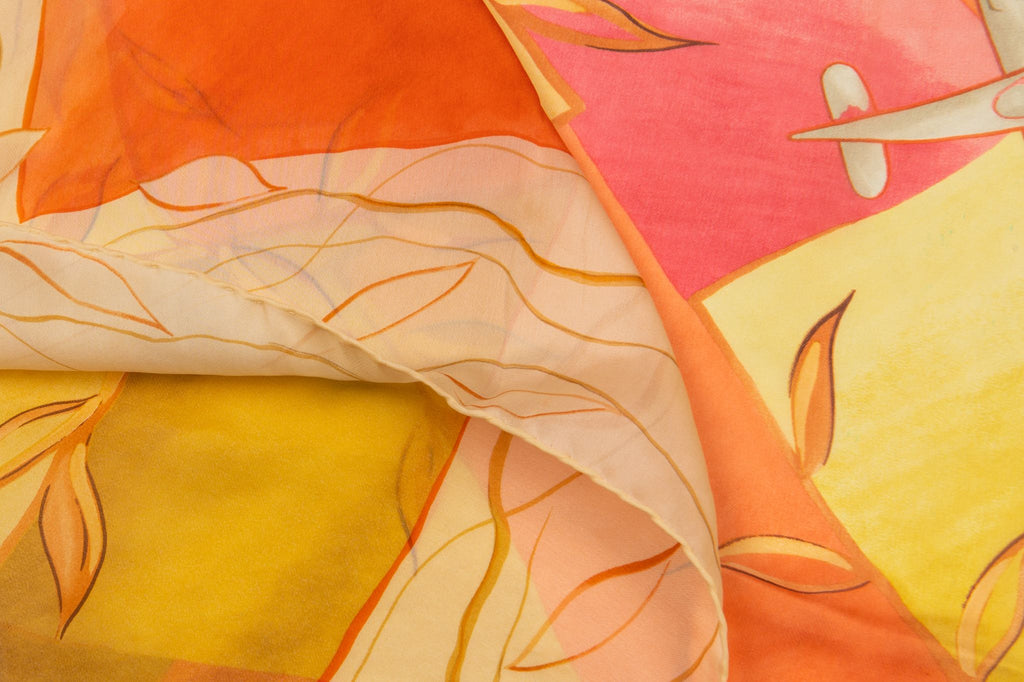 Louis Vuitton Silk Scarf Airplane
