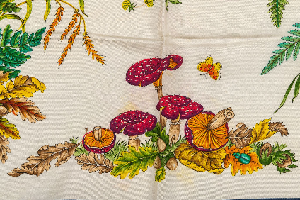 Gucci Vintage Floral Scarf
