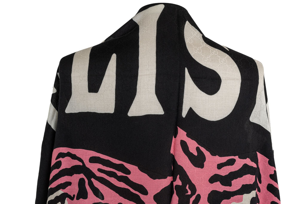 Gucci Black Elisir Of Love Tiger Shawl