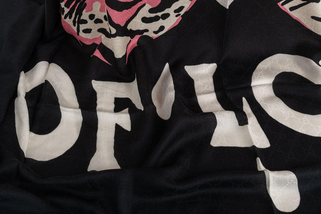 Gucci Black Elisir Of Love Tiger Shawl