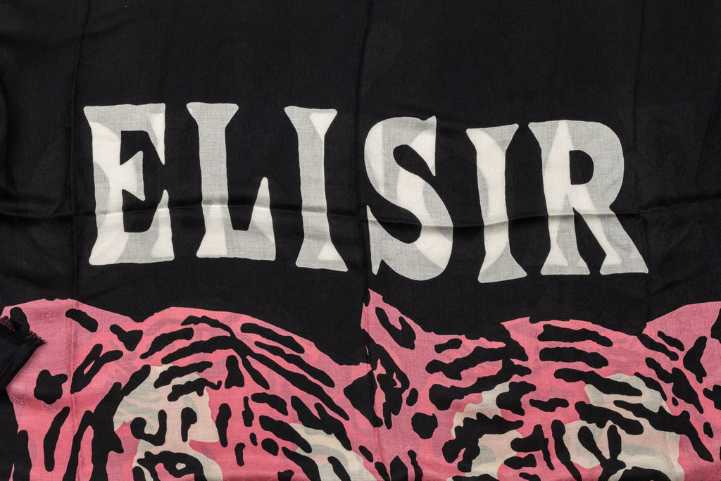 Gucci Black Elisir Of Love Tiger Shawl