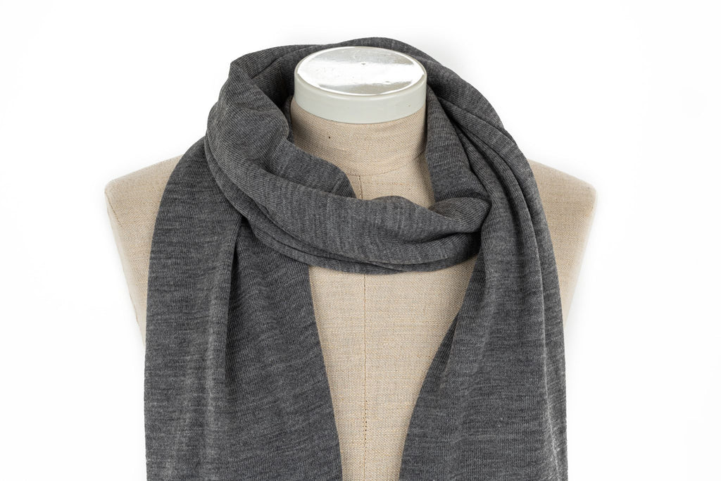 Gucci New Grey Wool Shawl