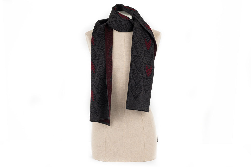 Louis New Vuitton Wool 2 Tone Scarf