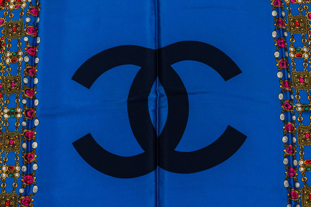 Chanel Vintage Gripoix Jewelry Scarf