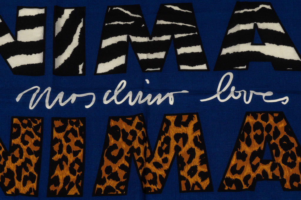 Moschino Animals Wool Shawl