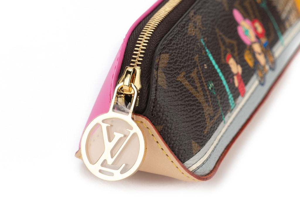 Vuitton Pencil Pouch Vendome Xmas 22 NIB