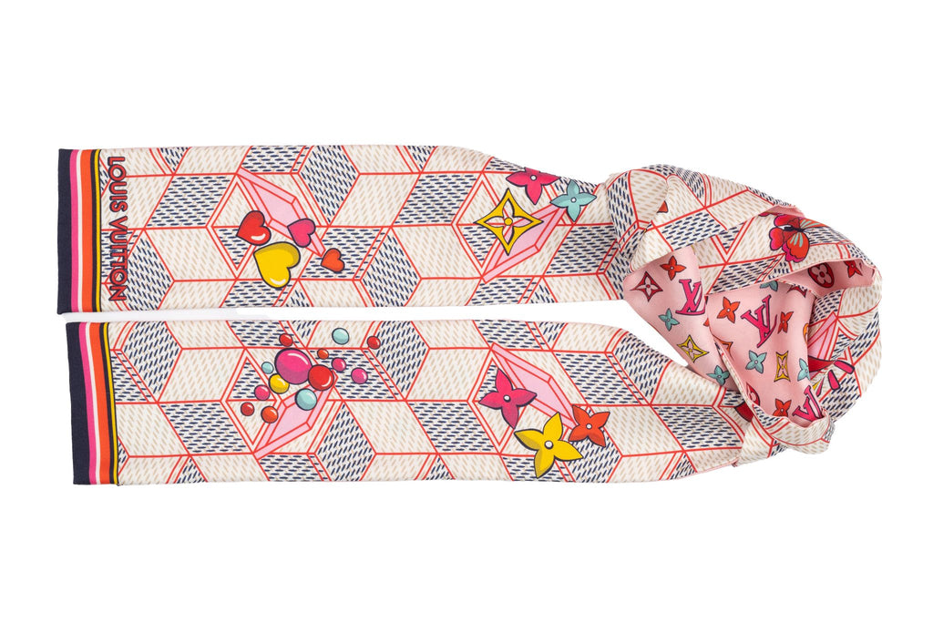 Vuitton Silk Damier Pop Up Bandeau NIB