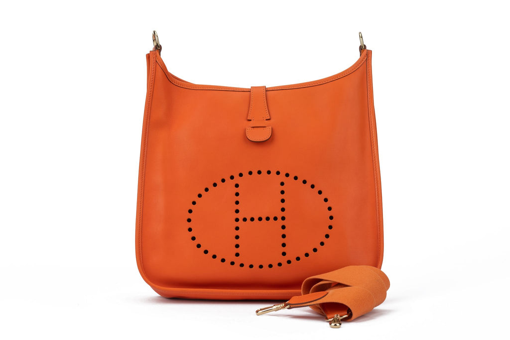 Hermès Evelyne GM Swift Orange