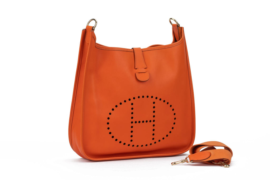 Hermès Evelyne GM Swift Orange