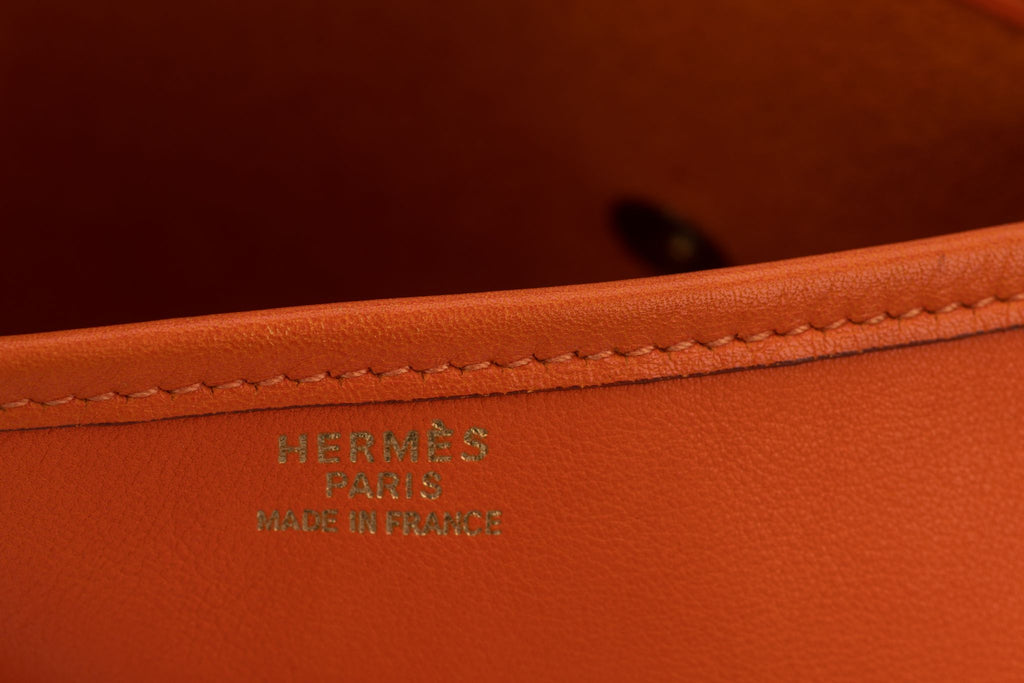 Hermès Evelyne GM Swift Orange