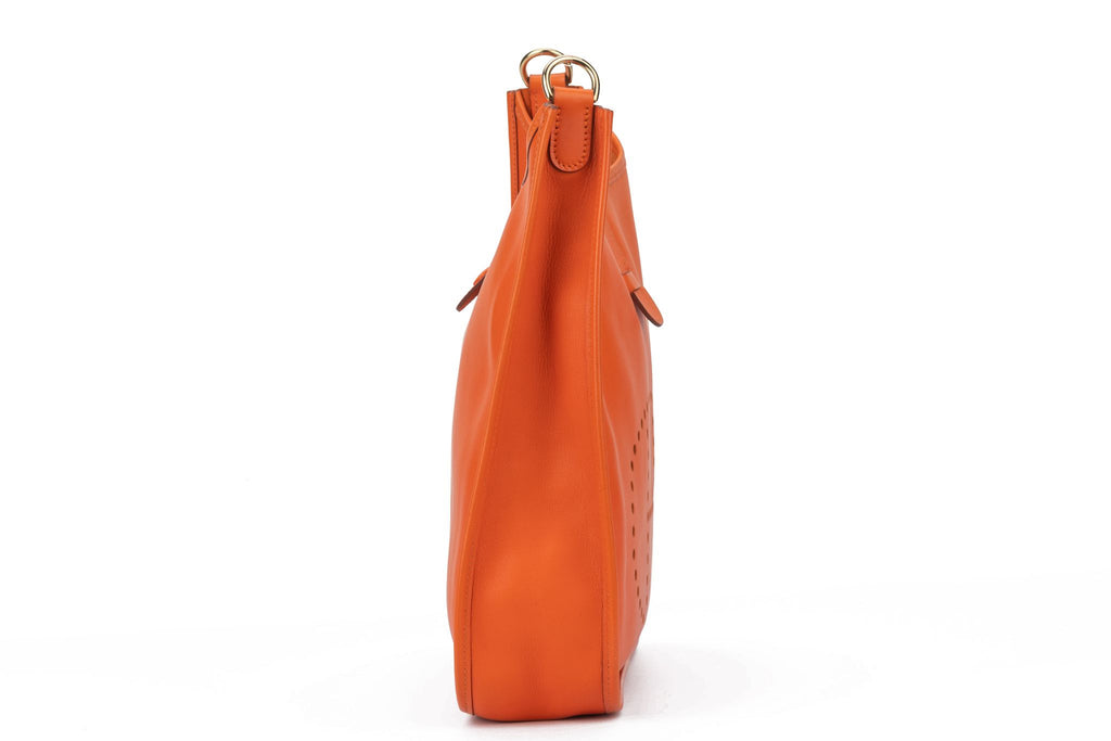 Hermès Evelyne GM Swift Orange