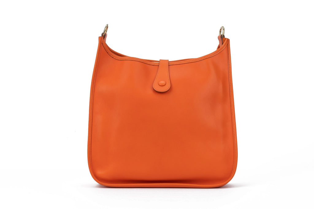 Hermès Evelyne GM Swift Orange