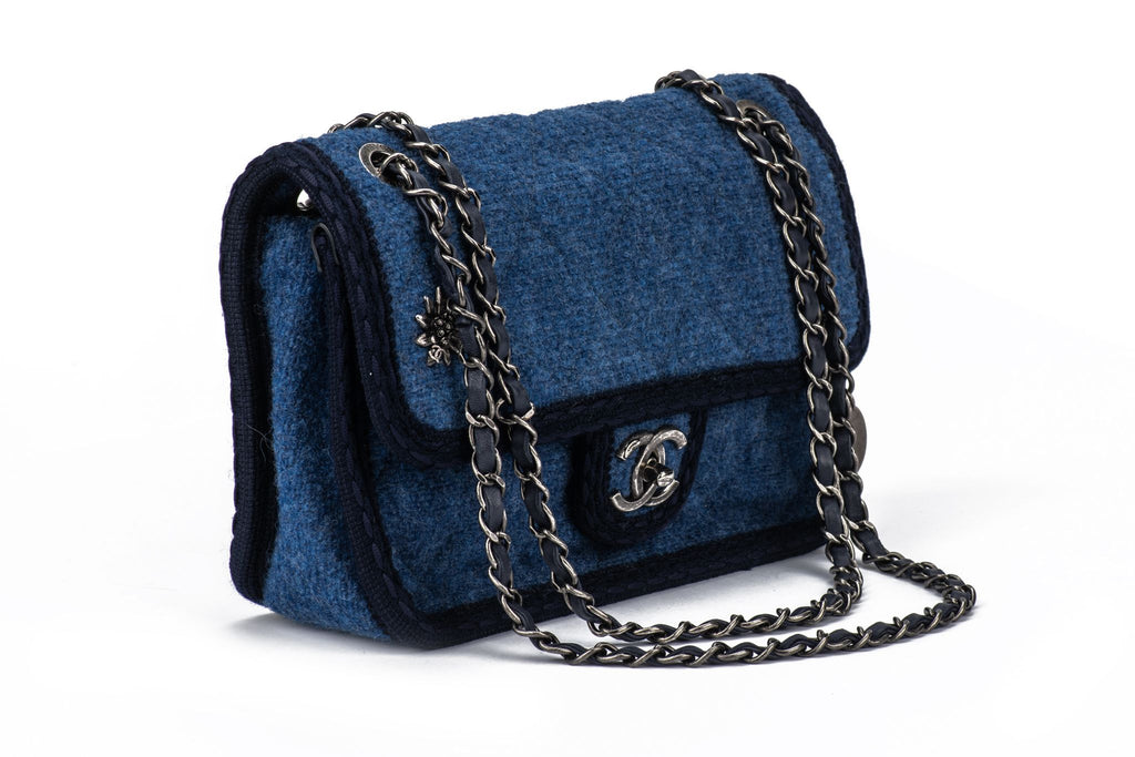 Chanel Paris-Salzburg Flap Bag Blue