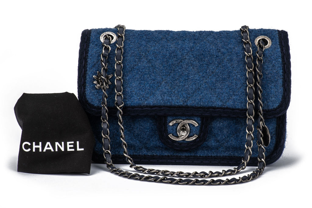 Chanel Paris-Salzburg Flap Bag Blue