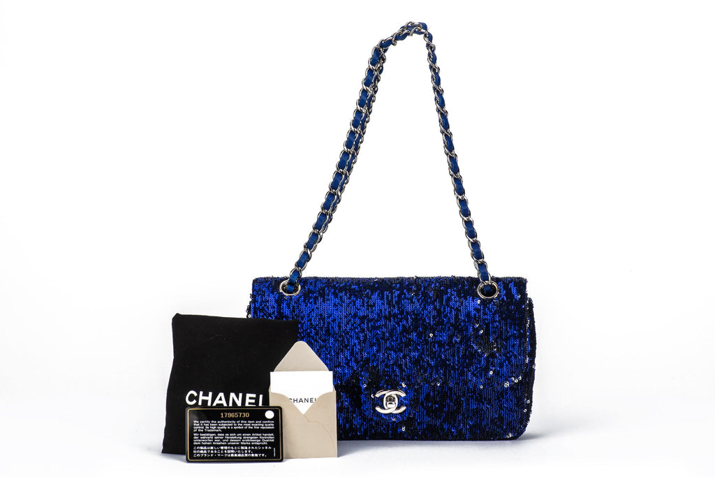 Chanel Classic Single Flap Bag Sequins