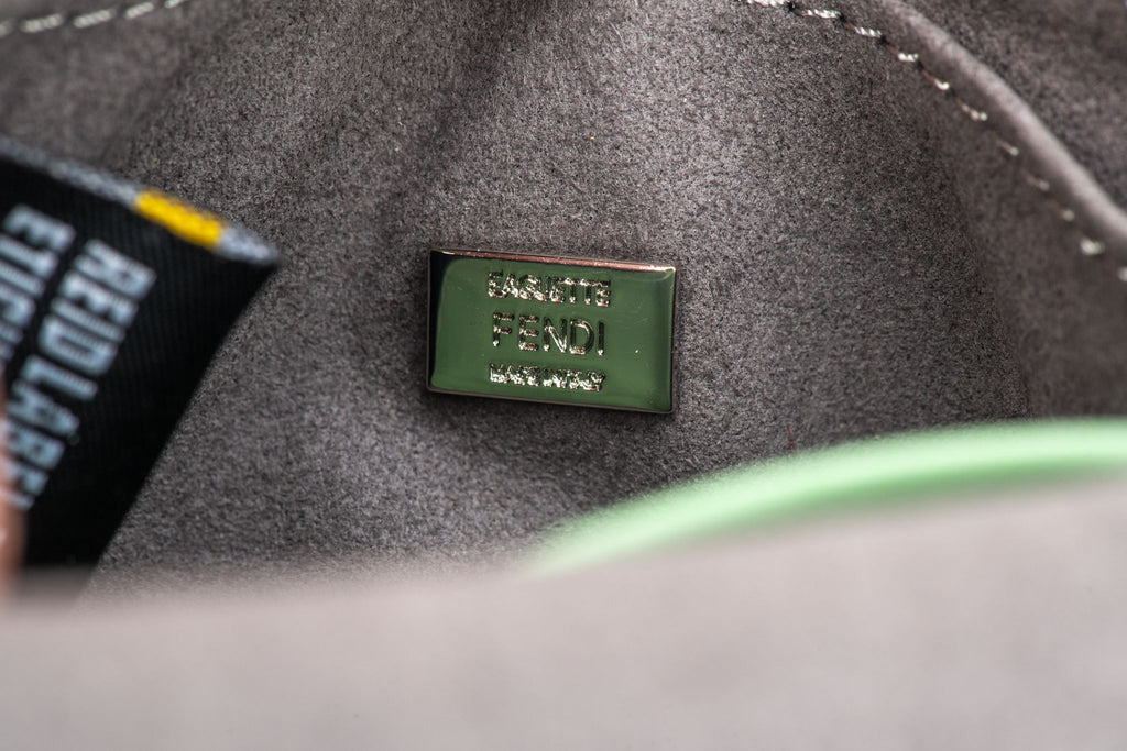 Fendi Leather Micro Monster Baguette