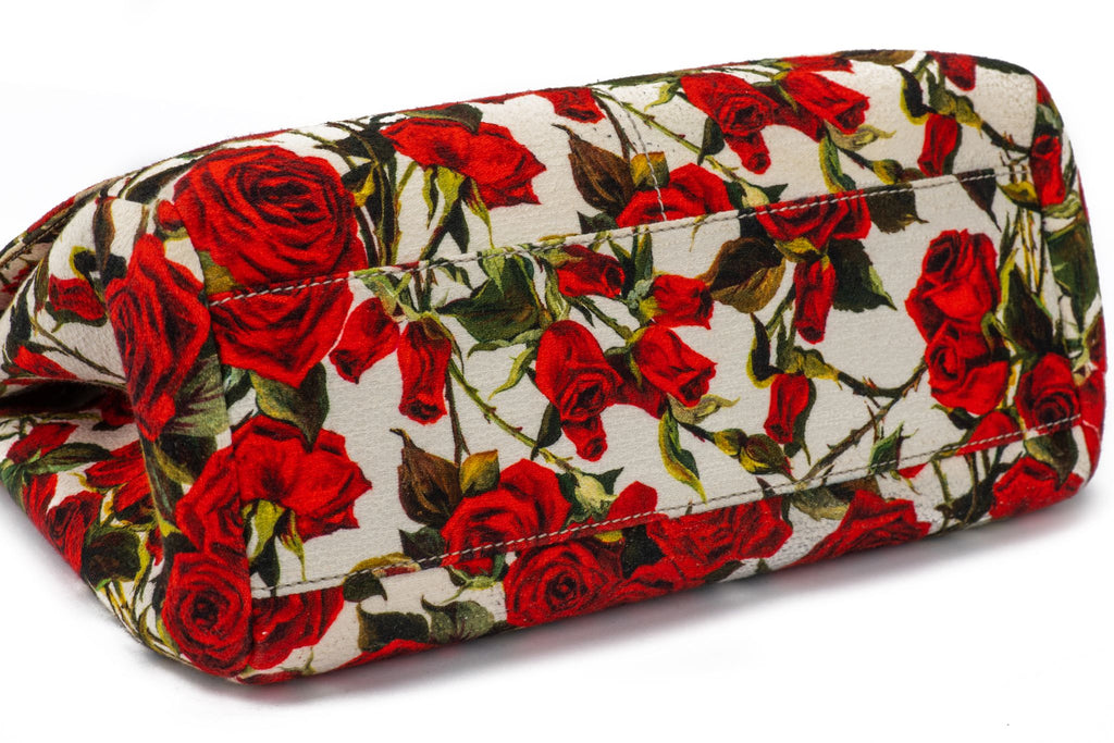 Dolce Large Red Roses Sicily Bag