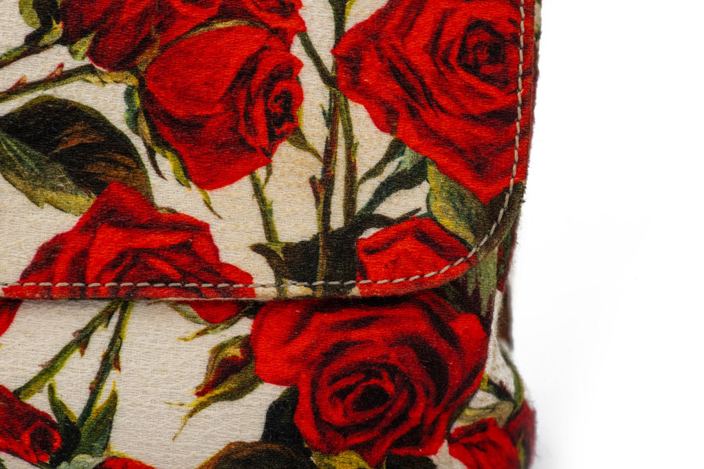 Dolce Large Red Roses Sicily Bag