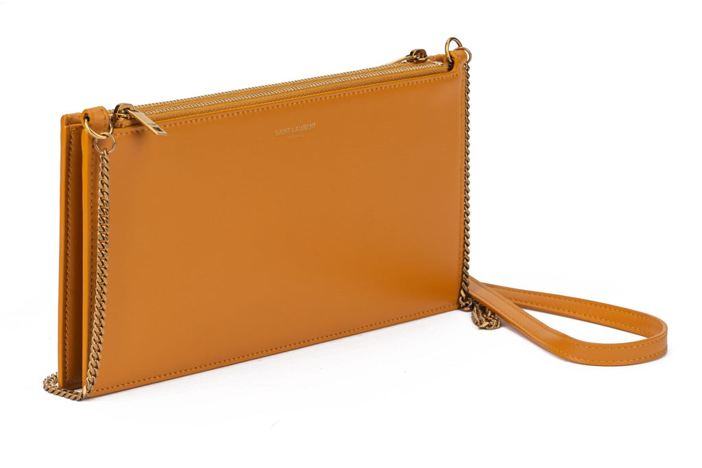 YSL New  Double Pouch With Chain Strap
