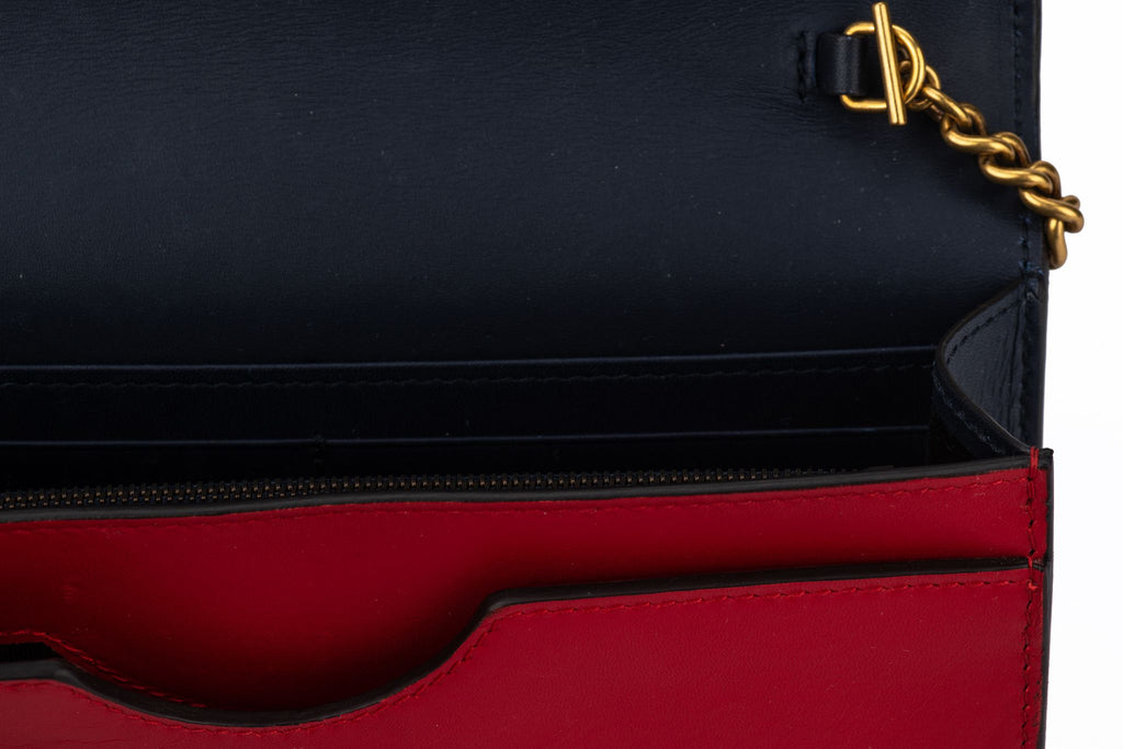 Gucci New Tricolor Tiger Studs Crossbody