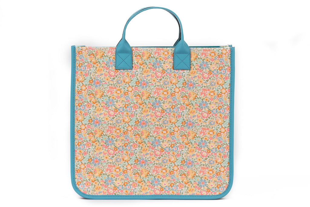 Gucci New Liberty Celeste Flowers Tote