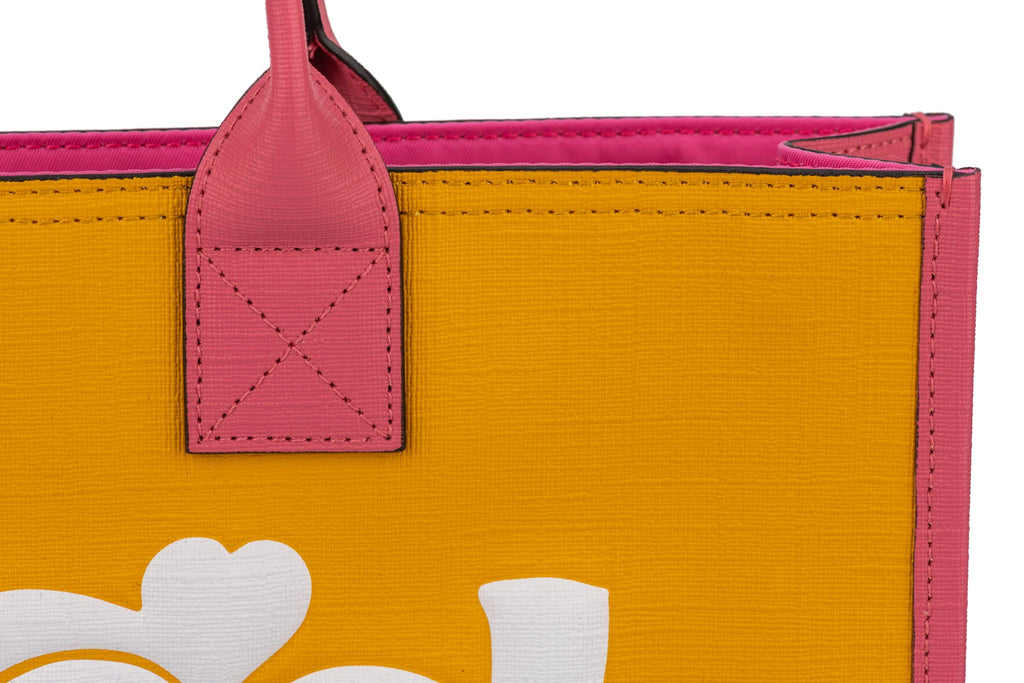 Gucci New Love Yellow Rainbow Tote