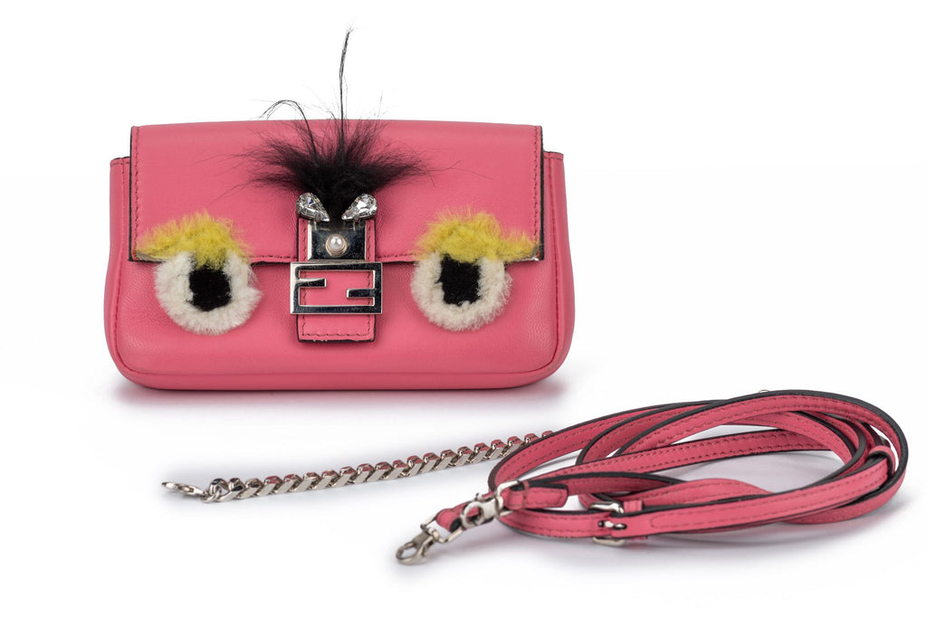 Fendi Lim.Ed Pink Monster Micro Baguette