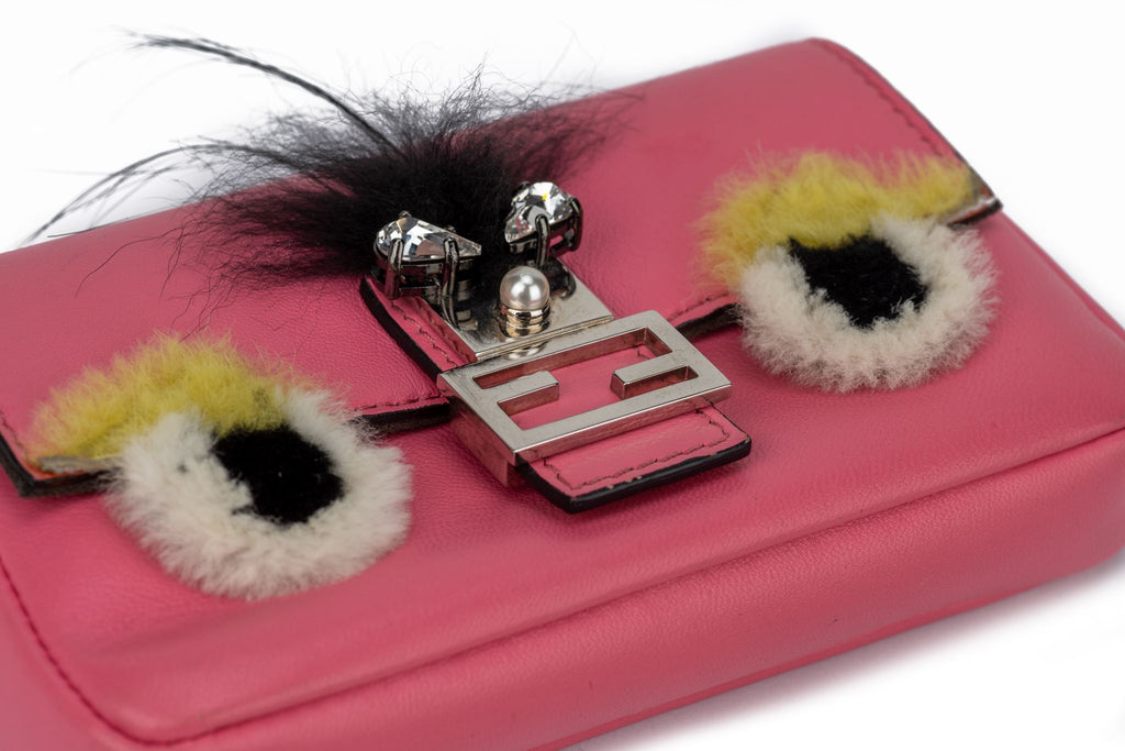 Fendi Lim.Ed Pink Monster Micro Baguette