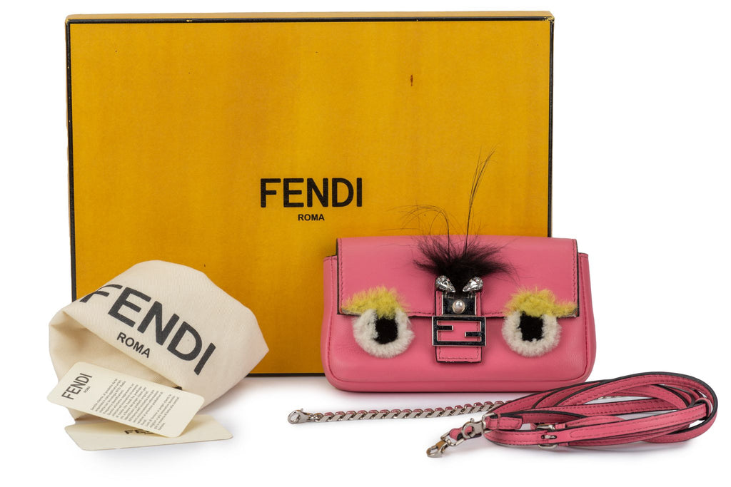 Fendi Lim.Ed Pink Monster Micro Baguette