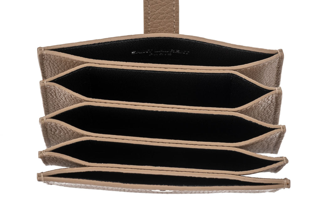 YSL New Camel  Credit Card Wallet