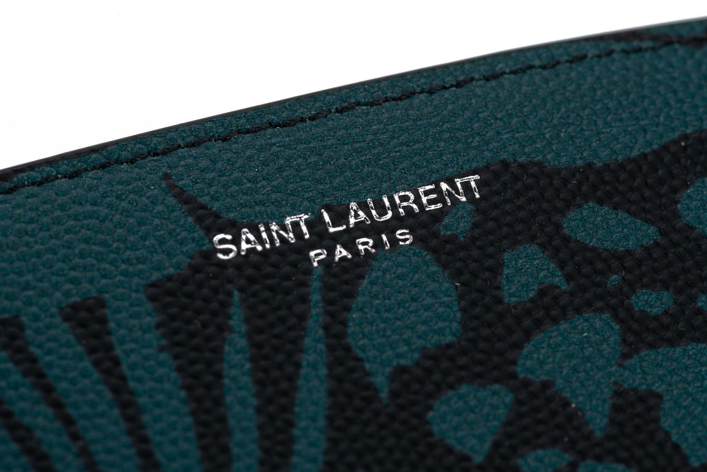 YSL New Petroleum Pint Bifold Wallet