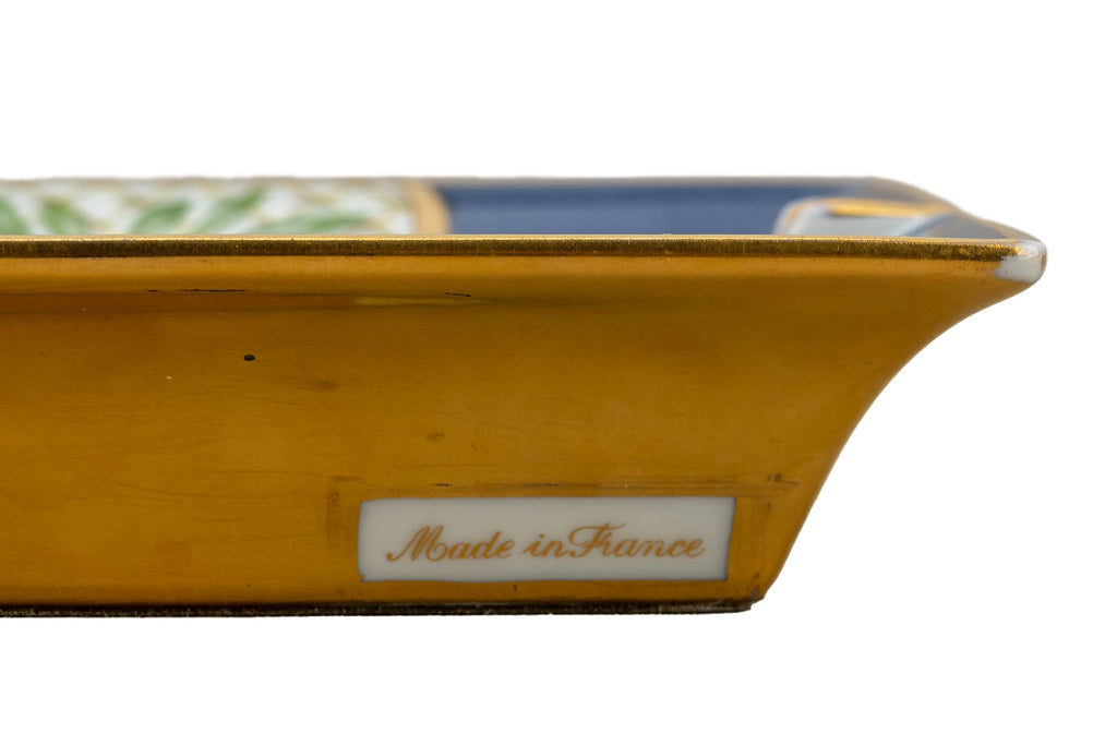 Hermes Blue Bird Porcelain Ashtray